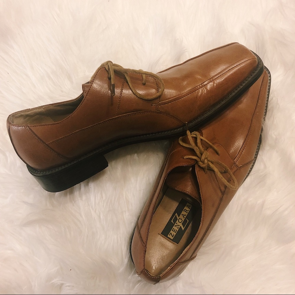 Men’s Zengara Square Toe Dress Shoes Size 11